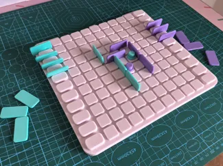 阻拦棋(步步为营)