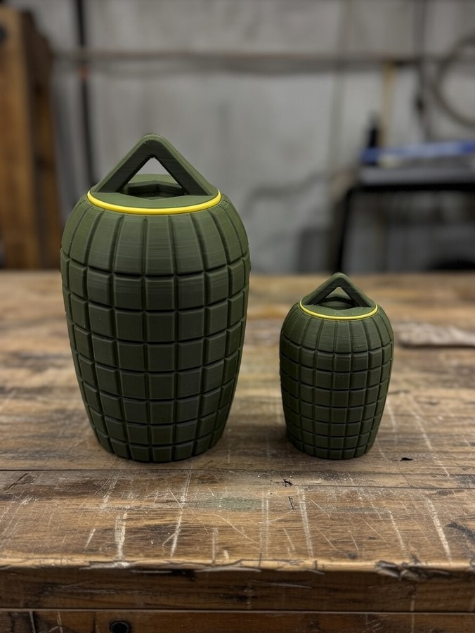 Miniatura 2 do modelo 3D Grenade Rugged EDC Container