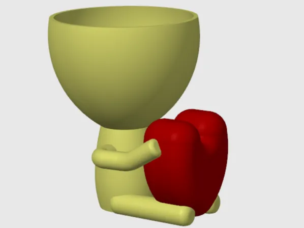 Valentine's Day Vase
