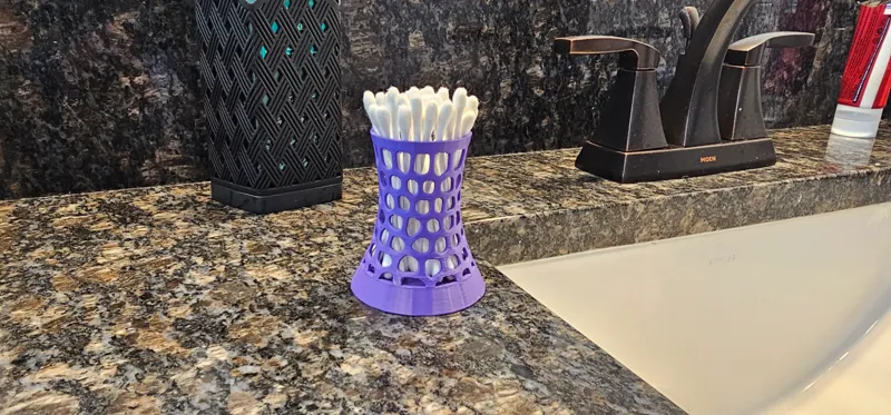 Q-tip holder