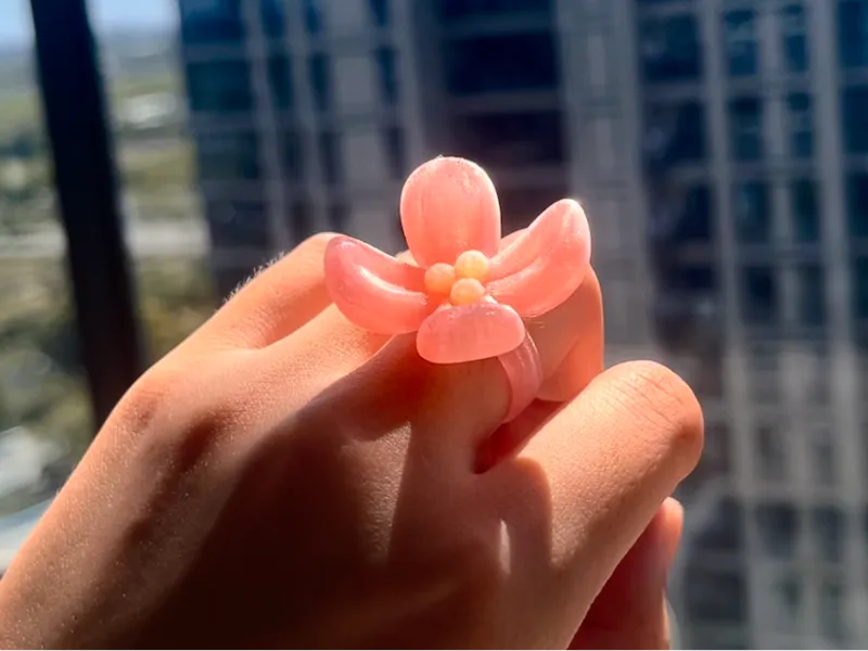 花朵戒指 樱花桂花