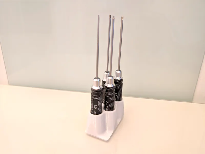 Gridfinity hex driver stand
