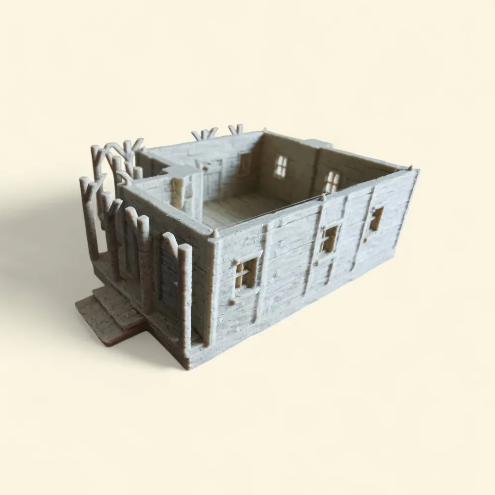 Wild West Series / House 9 - Free 3D Print Model - MakerWorld