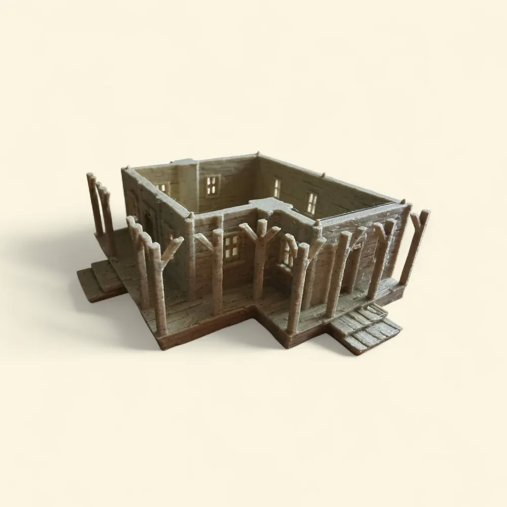 Wild West Series / House 9 - Free 3D Print Model - MakerWorld