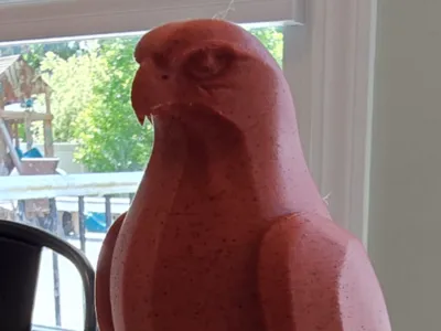Red-tailed Hawk sculpture