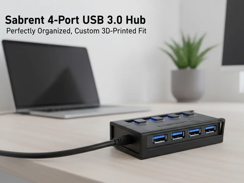 USB Holder - Sabrent 4-Port USB 3.0 Hub
