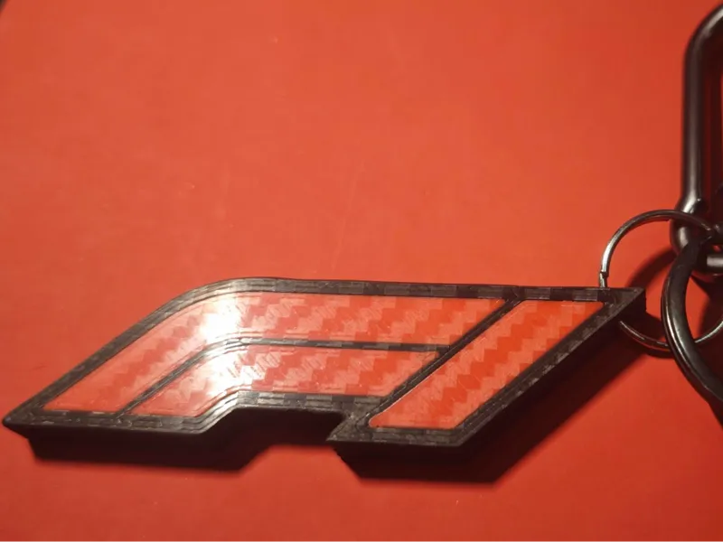Formula1 Logo Keychain two sides