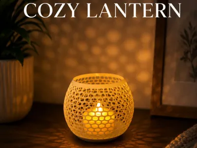 Cozy Light Lantern – Voronoi Tea Light Holder