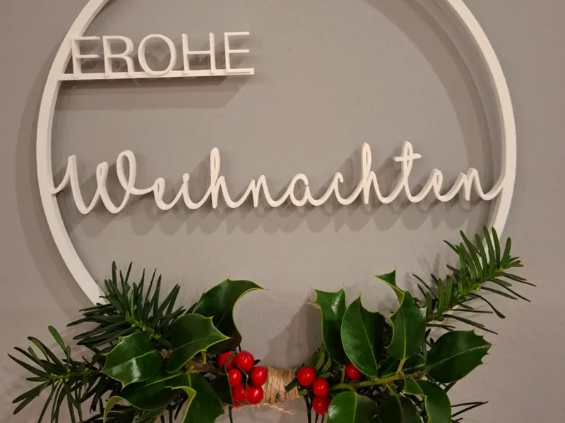 Türkranz "Frohe Weihnachten"