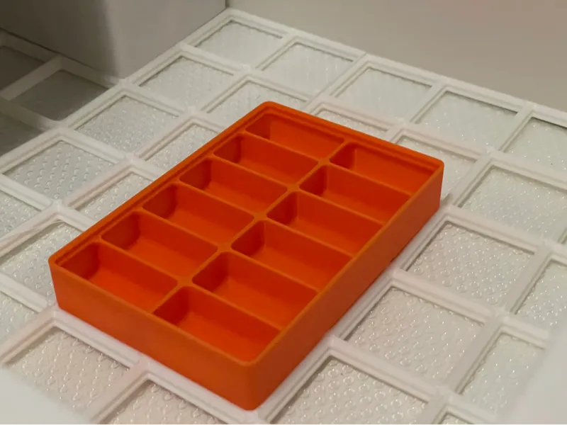 12 Slot Loose Parts Gridfinity 2x3 Bin