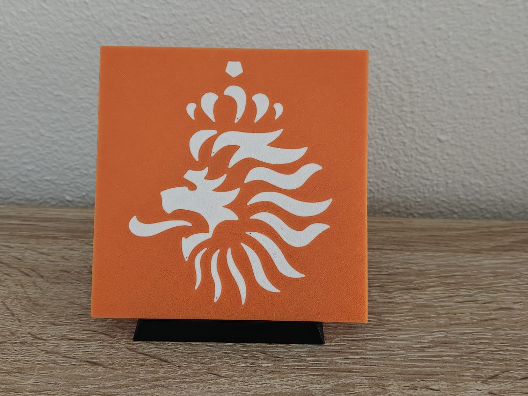 WK oranje leeuw KNVB tegel