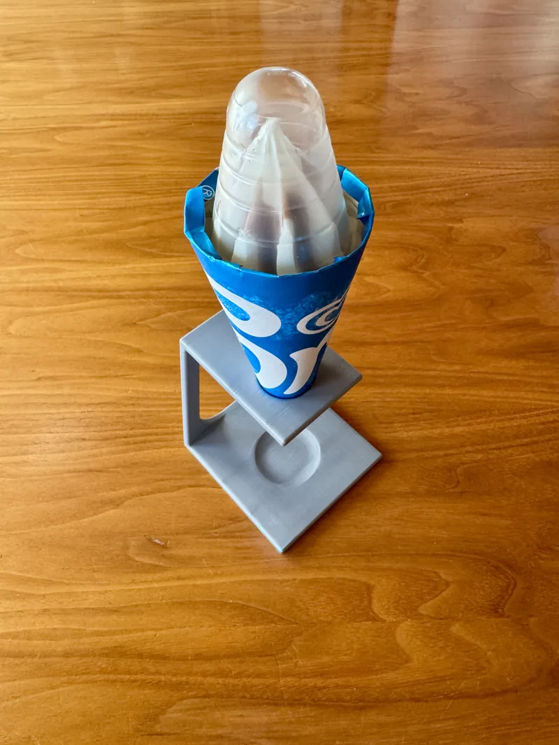 Ice Cream Cone Stand – Holder for Soft Serve Cones