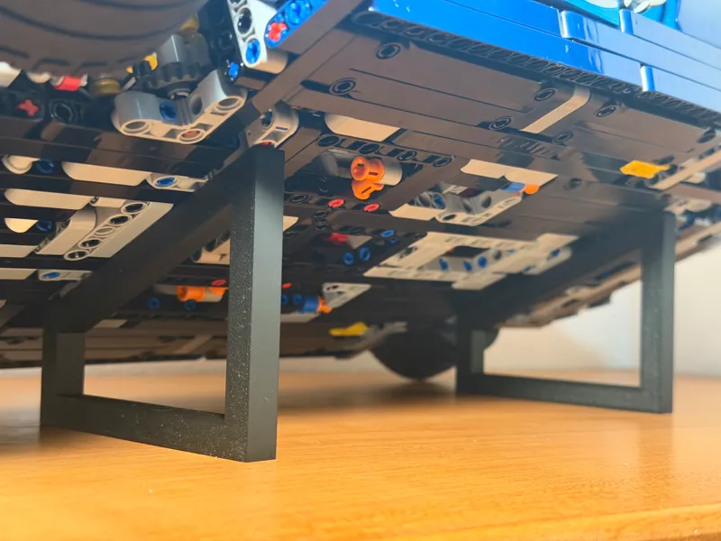 Display stand designed for Technic Bugatti Chiron
