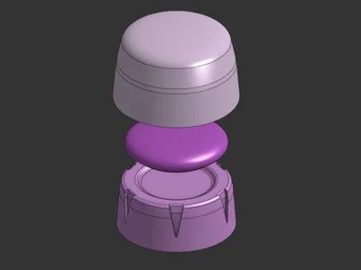 LTT Water Bottle Spout Lid V2 AirTag Cover