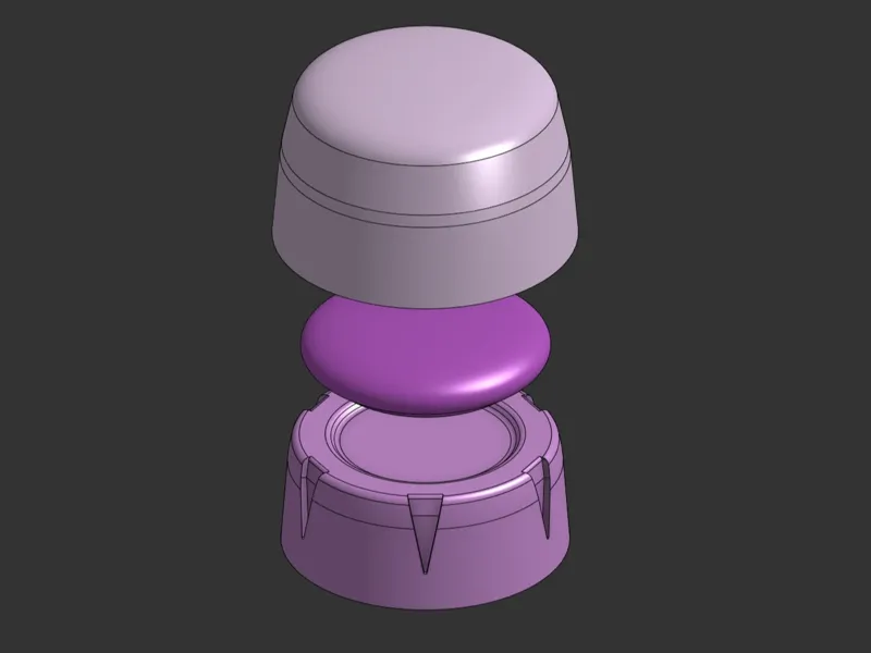 LTT Water Bottle Spout Lid V2 AirTag Cover