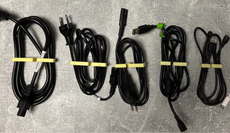 Cable clamps many sizes for all cables