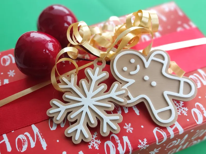 Weihnachten Geschenkanhänger & Baumschmuck 16-tlg.