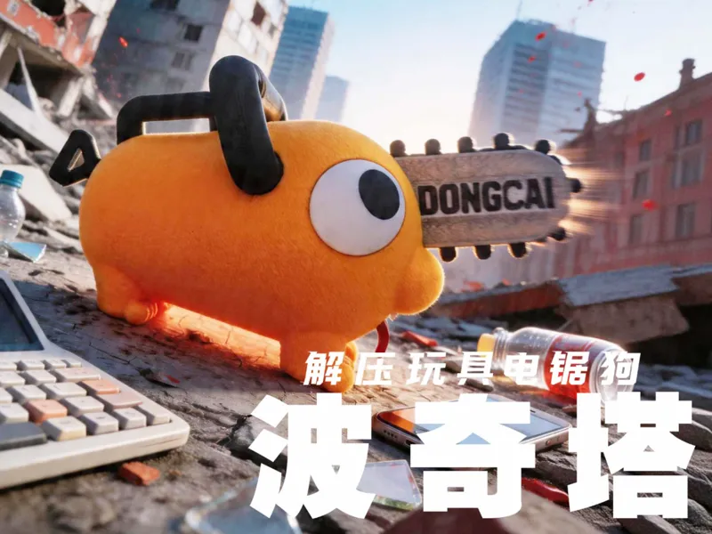 《电锯人》波奇塔 电锯解压玩具