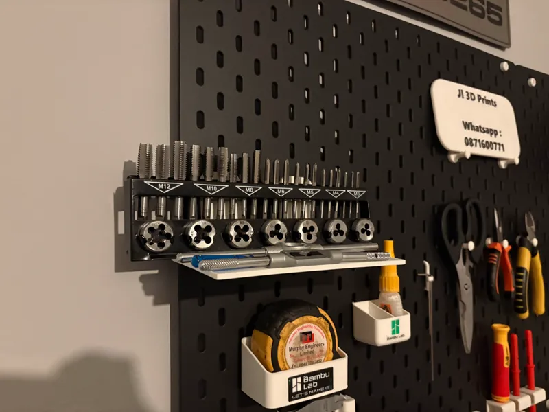 Ikea Skadis tapping set holder