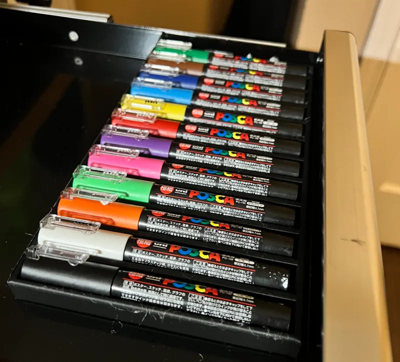 Posca Pen 12 pack holder 