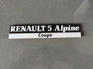 Anagrama Renault 5 Alpine Coupe