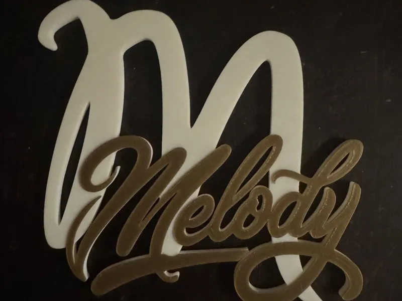 Melody Namensschild Tür Deko Raum