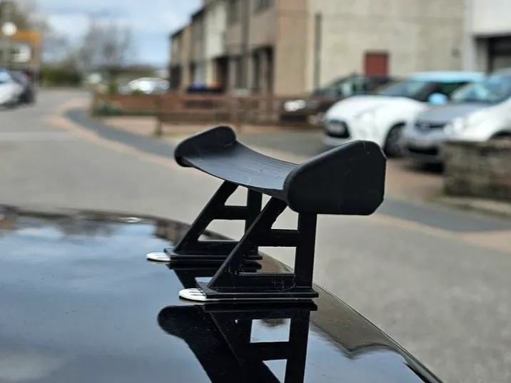 Maximum downforce device (rear mini wing) - Free 3D Print Model ...