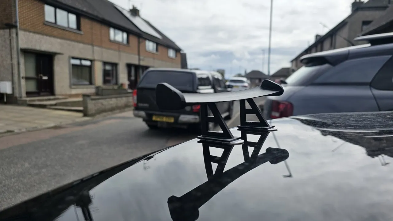 Maximum downforce device (rear mini wing) view 4