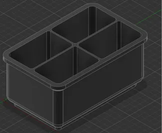 Box for Organizer Cantilever 18 Keter