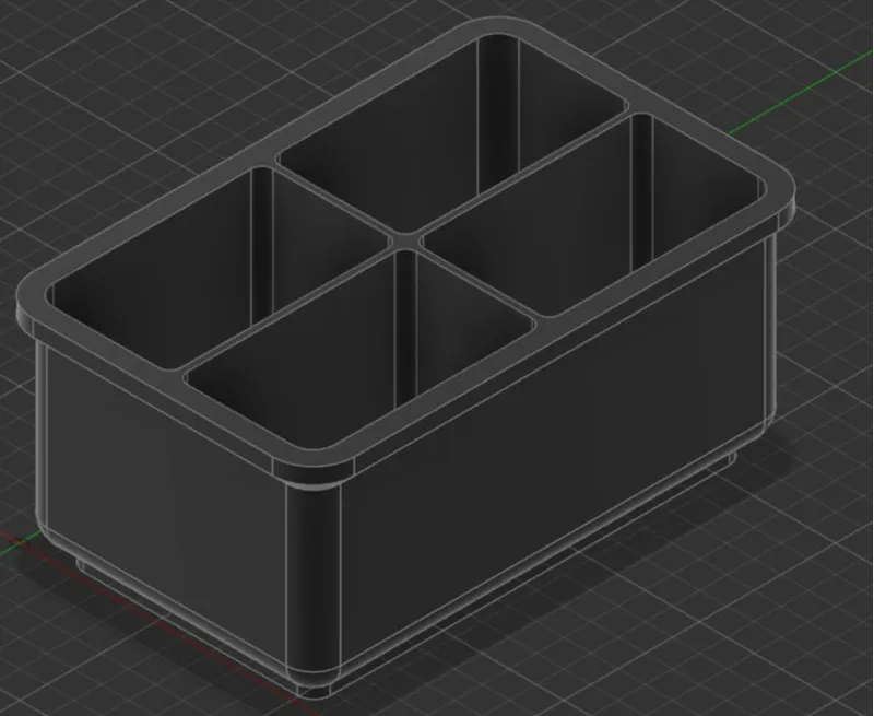 Box for Organizer Cantilever 18 Keter