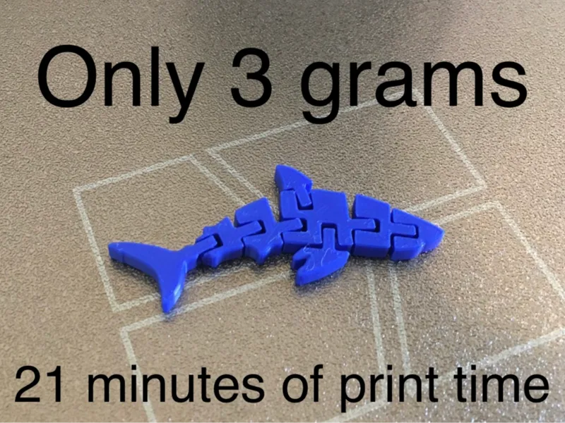 Flexi shark fidget