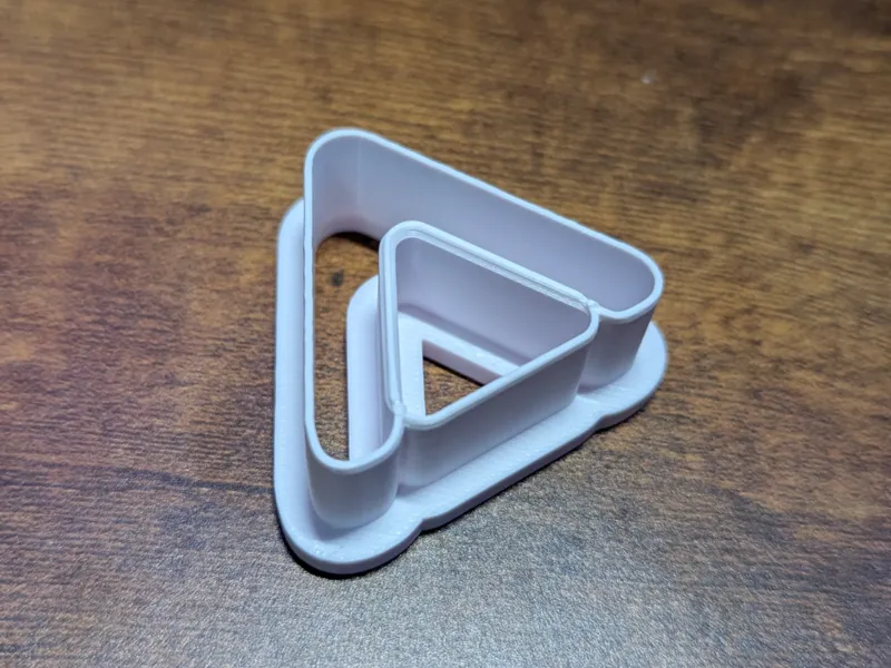 Double Triangle Polymer Clay Cutter