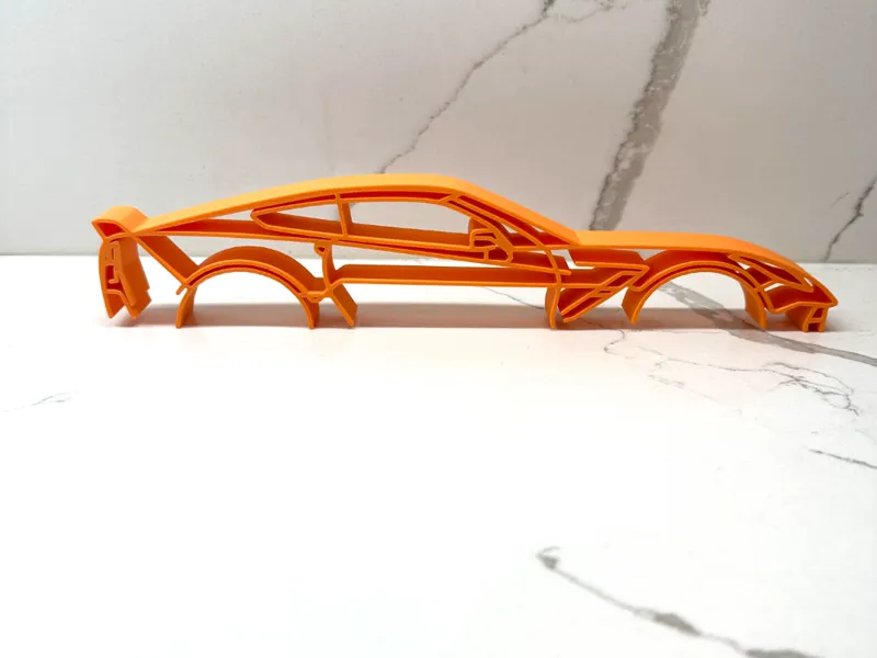 Chevrolet C7 Corvette Silhouette Desk Art Topper