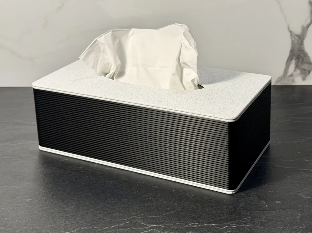 Caja o estuche: Tissue Box with Hidden Lid. Referencia del modelo original.