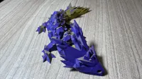 Porte-clés dragon de cristal articulé — photo 6