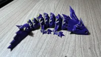 Porte-clés dragon de cristal articulé — photo 5