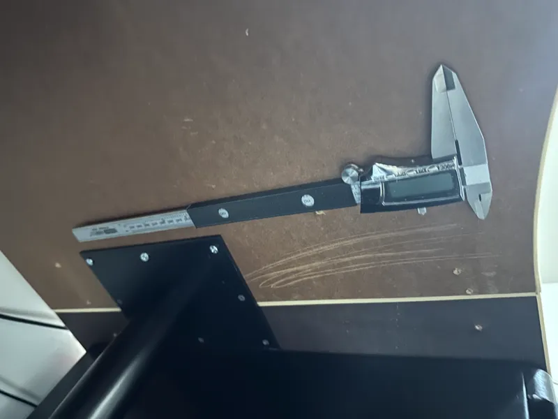 Under Desk Mounted Caliper Holder