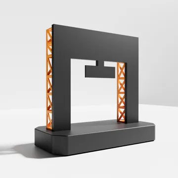 Soporte: Suporte Expositor de Medalhas com NFC — vista de referencia 3