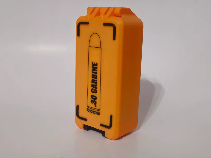 30 Carbine Ammo Box - 50 Round - Stackable