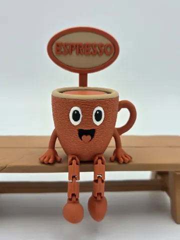 Figura decorativa: Espresso-Figur Kantenhocker — vista de referencia 2
