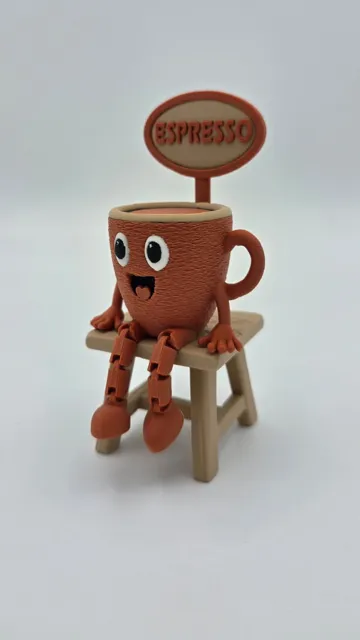 Figura decorativa: Espresso-Figur Kantenhocker — vista de referencia 3