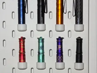Olight i3t/i3e holder for IKEA Skadis pegboard