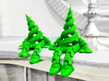 Артикулирана коледна фигурка на елха