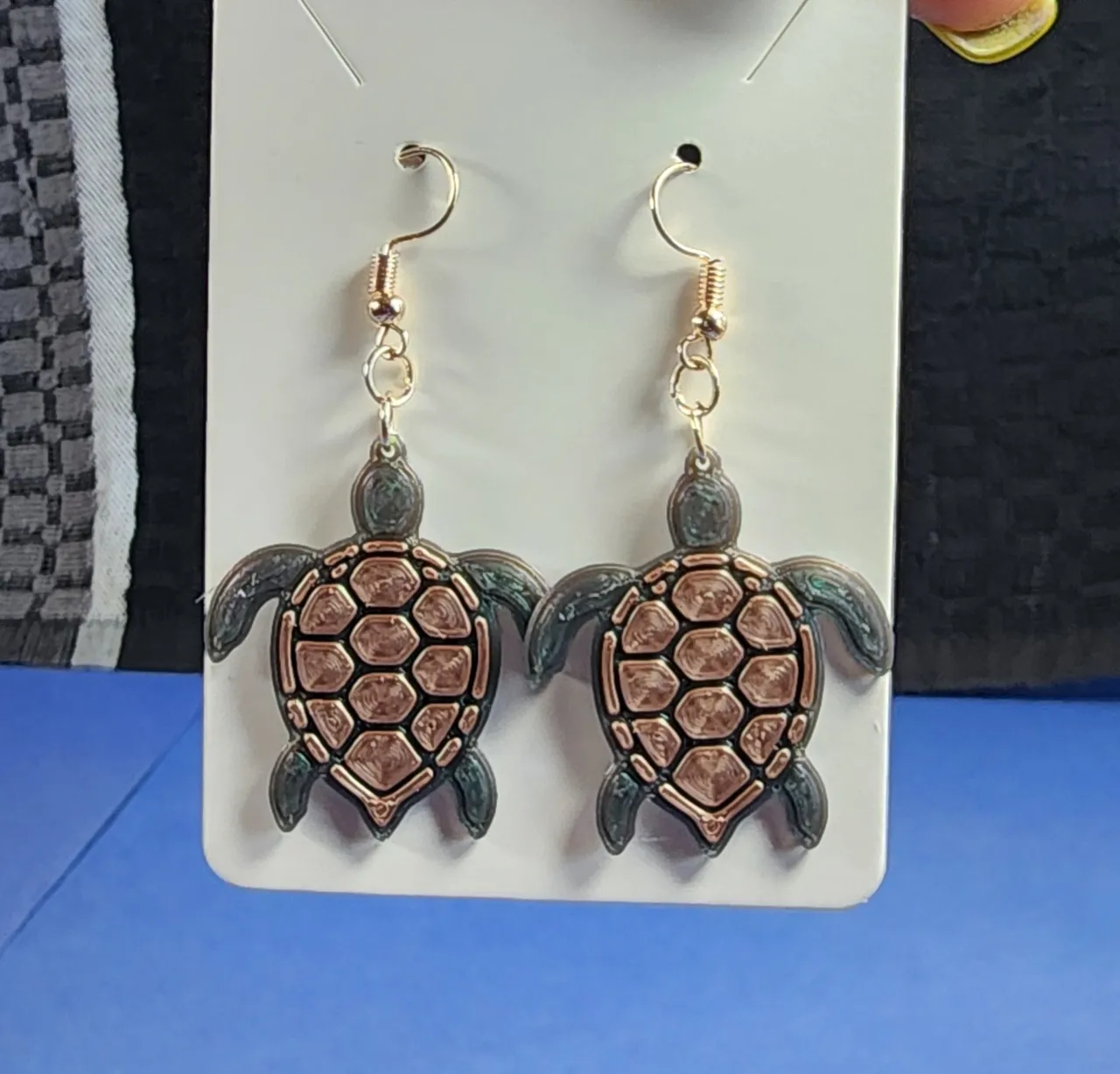 Sea Turtle Earrings Commercial Use view 3