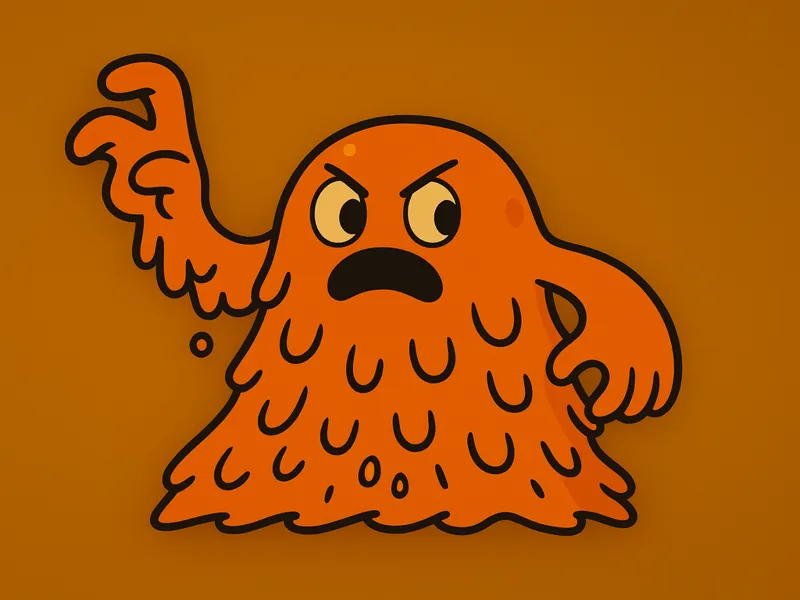 Larry the lava monster