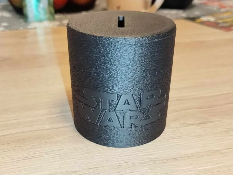 STAR WARS logo piggy bank