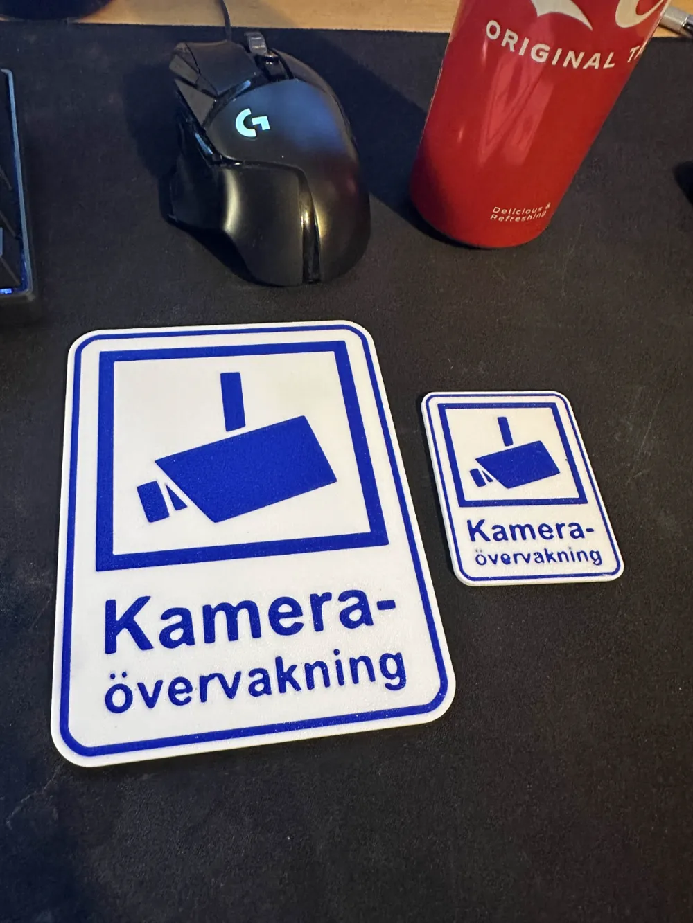 Camera Surveillance Sign by Anden86 MakerWorld: Download Free 3D Models