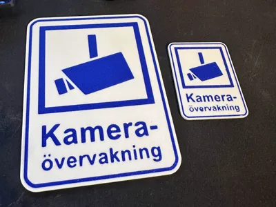 Camera Surveillance Sign