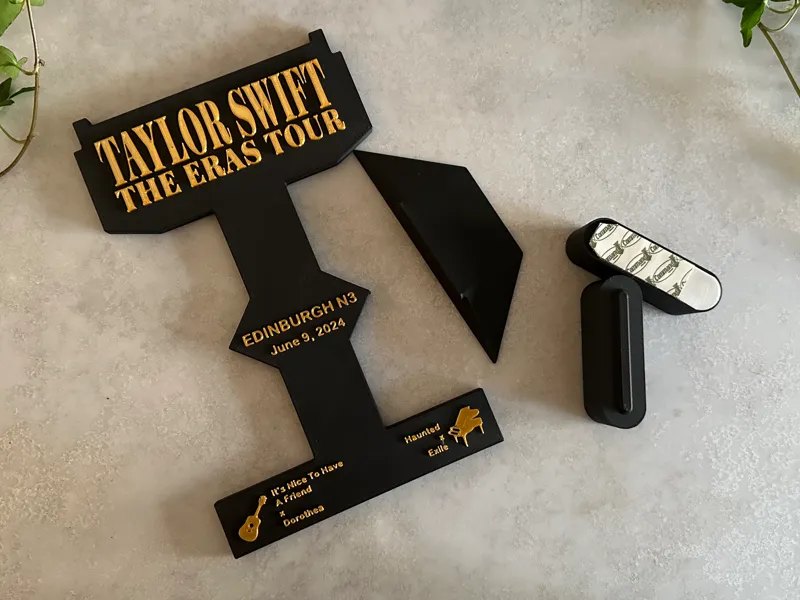 Eras Tour Bracelet Holder: ALL INTERNATIONAL DATES