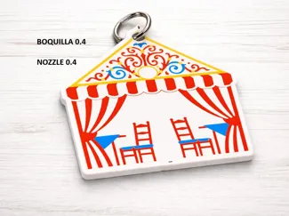 LLAVERO FERIA DE SEVILLA - BOQUILLA 0.4 NOZZLE